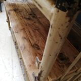 Industrial trolley, roulette shelf