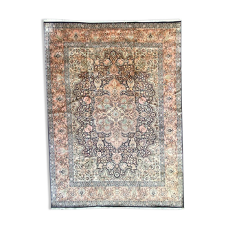 Tapis Kashmir en soie 273x373 cm