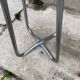 Habitat 1980 - Paire de Tabourets Haut en fonte d'aluminium