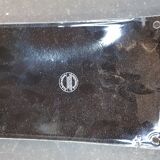 Blue enamelled plate overseas