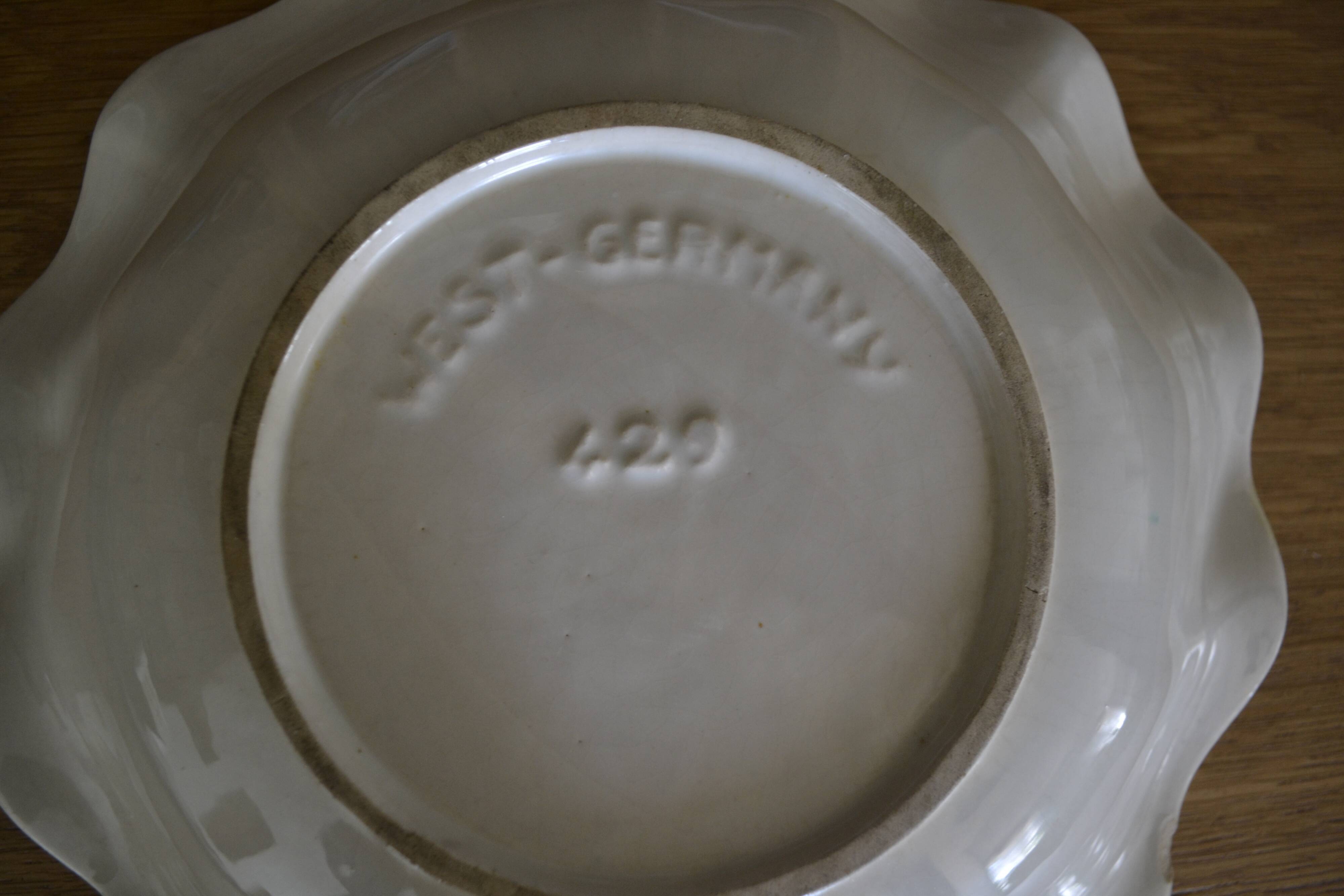 Numbered salad bowl West Germany