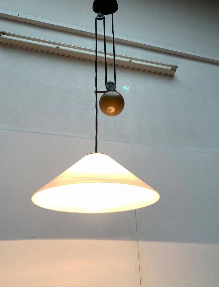 Postmodern Italian Aggregate Suspension by Enzo Mari & Giancarlo Fassina for Artemide, 1970s