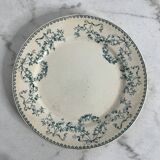 Set of 9 Terre de Fer flat plates - Sarreguemines U&C Mozart