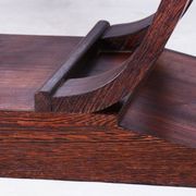 Table pliante Art Déco en Wengé, France, années 1920
