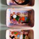 Polychrome presentation dishes of Marie Christine TREINEN (XXth) Vallauris