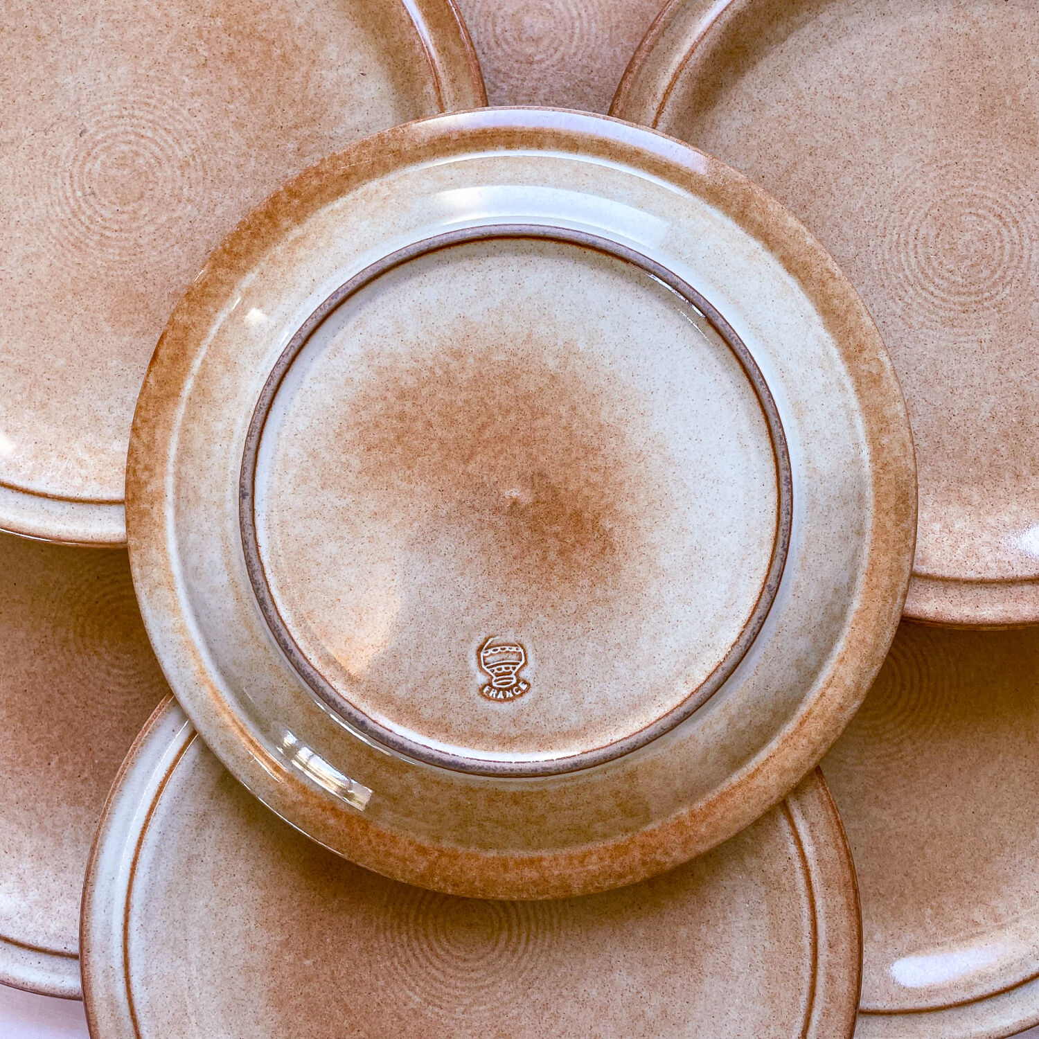 Stoneware dessert service