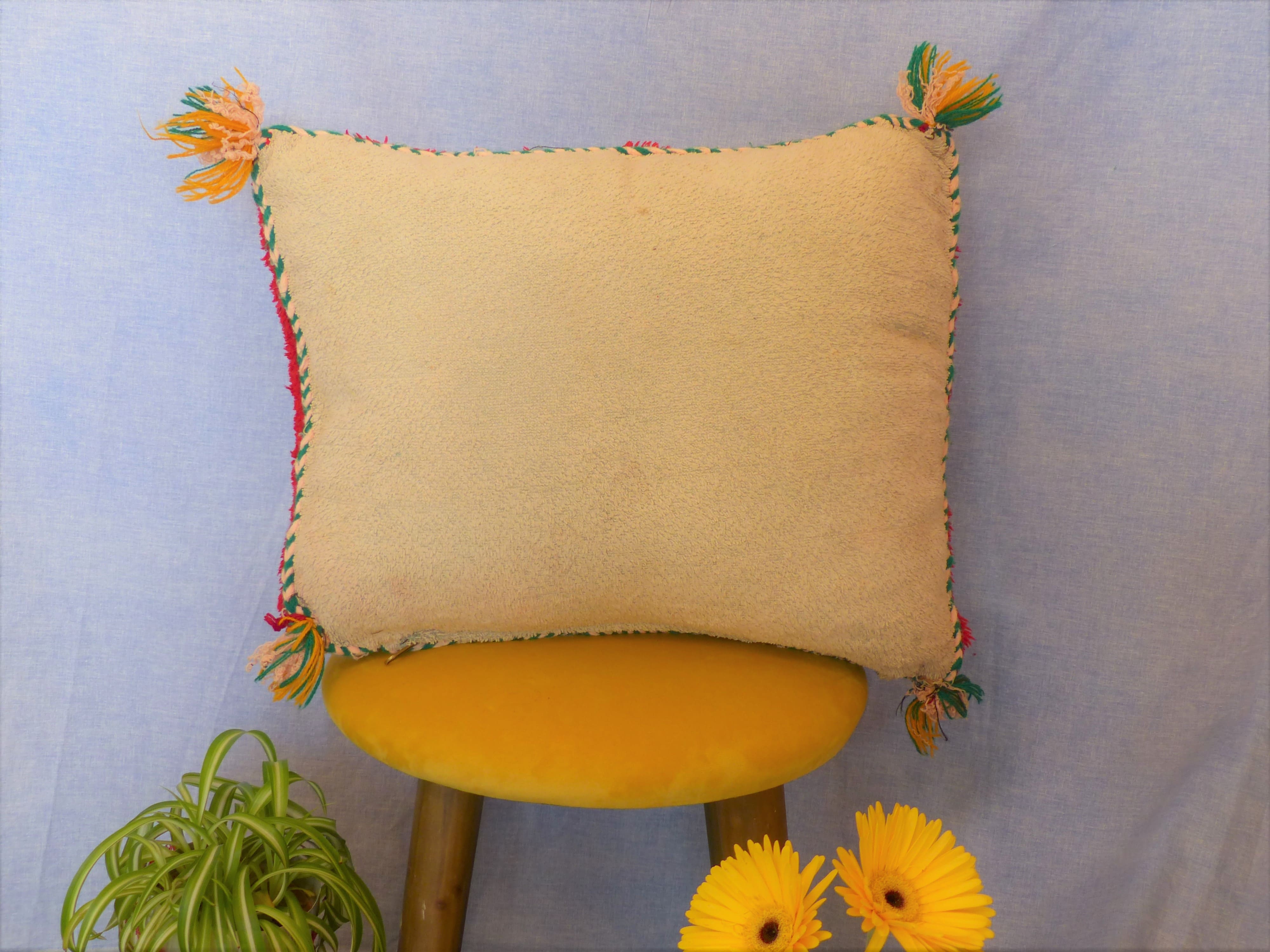 Coussin marocain ethnique beldi 45x35