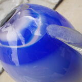 Glassware art vase unsigned handcrafted work