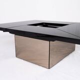 Table basse bar laquée Paul Michel pour Roche Bobois, France, 1980s