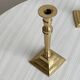 Antique gilded metal candlesticks