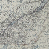 Antique Map of Canada (Western Sheet) circa 1869 Keith Johnston Royal Atlas Hand coloured map