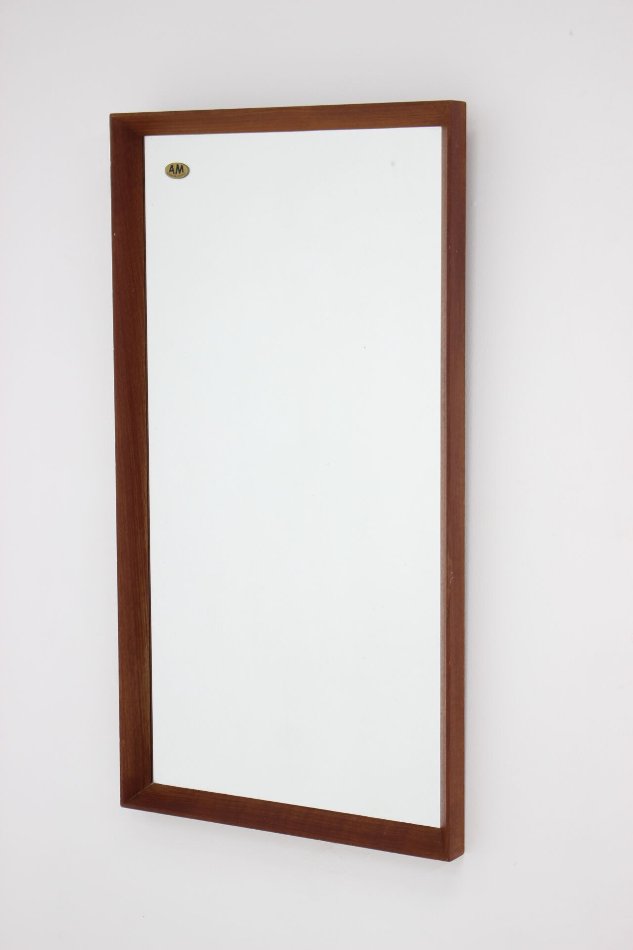 1970s Teak Wall Mirror, Denmark
