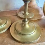Pair of brass candlesticks