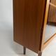 Vintage Teak Highboard Shelf Display Cabinet by Omann Jun 60s Danish Design