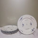 6 flat plates Villeroy and Boch décor "old Luxembourg"