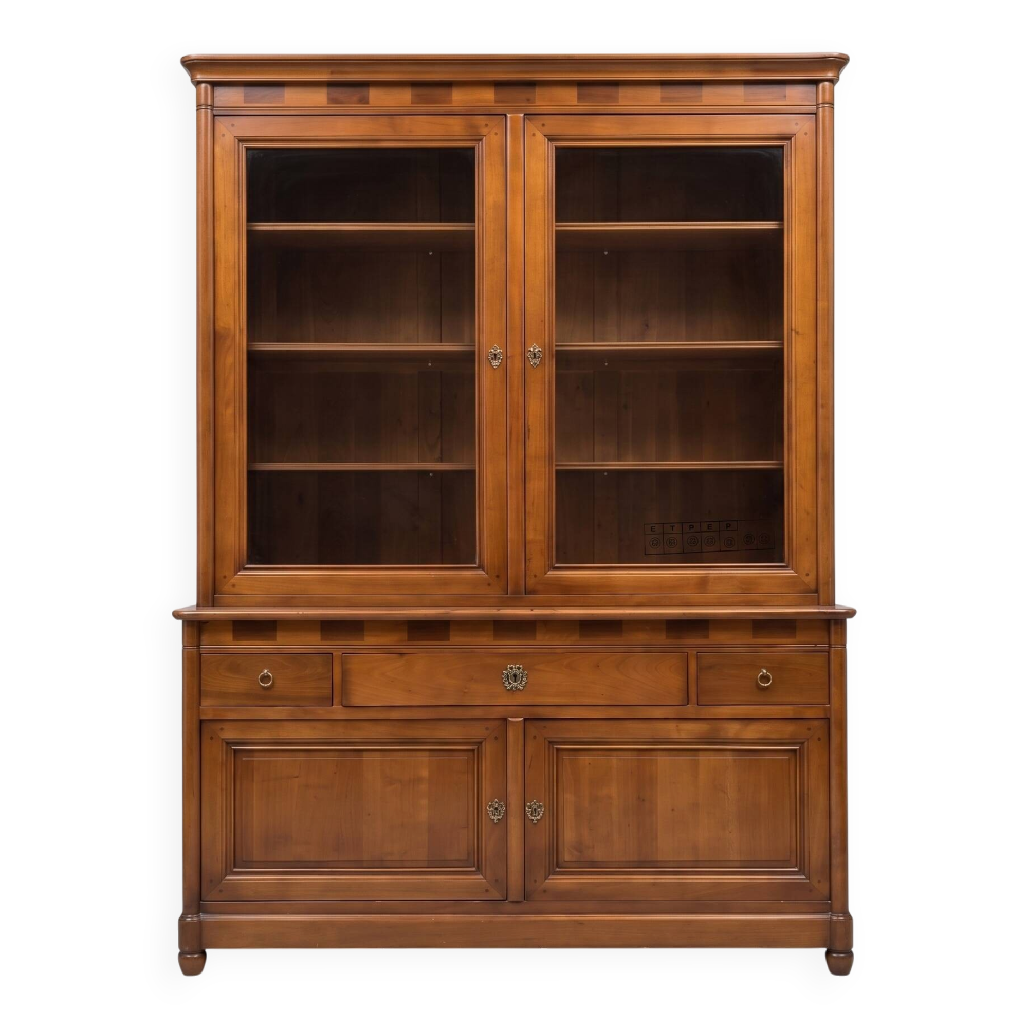Meuble vitrine style Louis Philippe