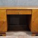 Bureau de centre double face époque Art Déco en parquèterie vers 1940