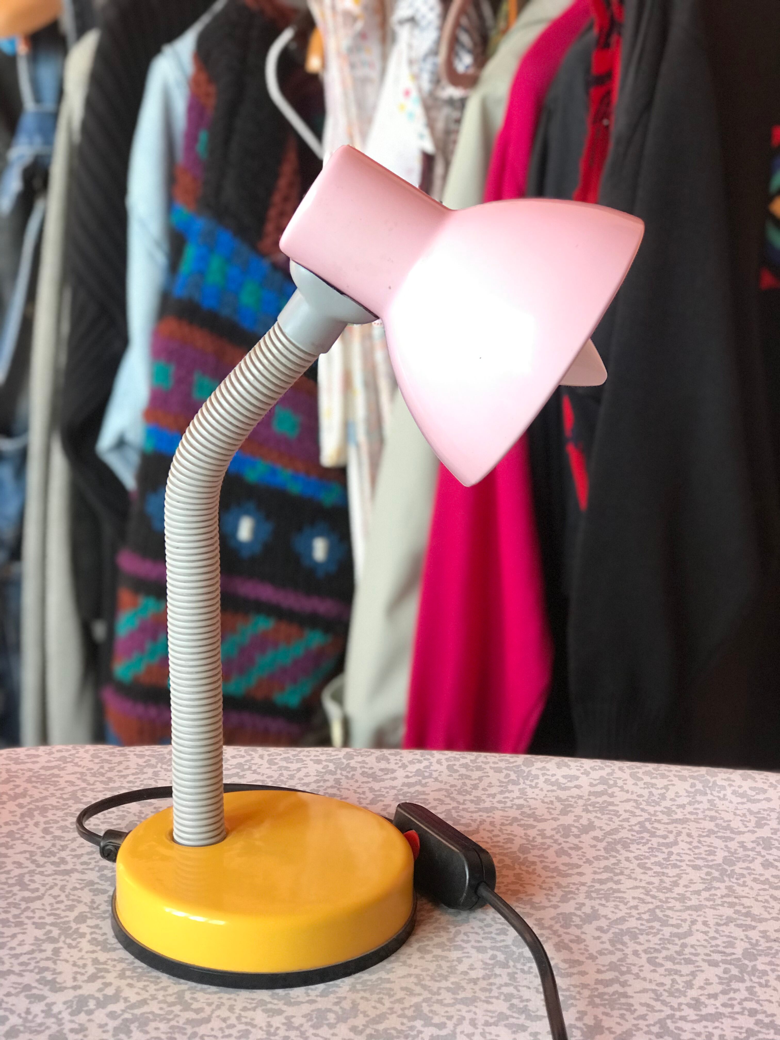 Desk lamp 90s tricolor