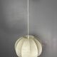 Midcentury space age cocoon hanging pendant ceiling lamp, 1960s