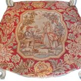 Pair of Louis XV style cabriolet armchairs