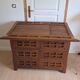 Teak chiffonier with its mirror