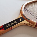 Two vintage collector tennis rackets, "Robert Haillet" and "Team de France"