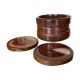 Wood and agate coasters