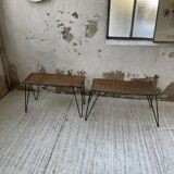 Duo of wicker tables RaouDuo of wicker tables Raoul Guysl Guys