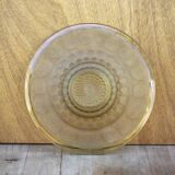 Art Deco molded glass bowl, fruit bowl, centerpiece