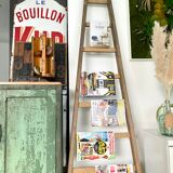 Old vintage wooden ladder