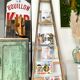 Ancienne échelle en bois vintage