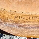 6 Thonet Fischel bistro chairs and others in curved wood from the early 20th century