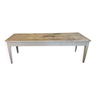 Grande Table de Ferme avec Tiroir