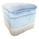 Blue chest pouf