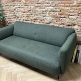 Canapé bo concept - tissu bouclé vert