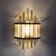Venini wall lamp, triedri glass Italy, 1970