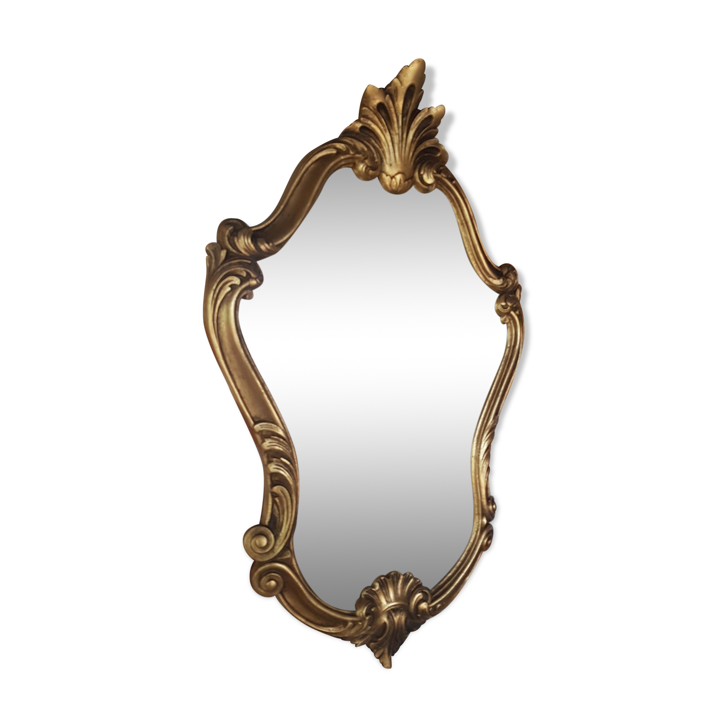 Baroque mirror style gilded rocaille