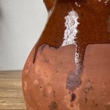 Glazed earthenware jug