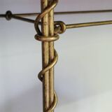 Wrought iron console imitating ivy