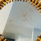 Authentic rattan sun mirror 60s