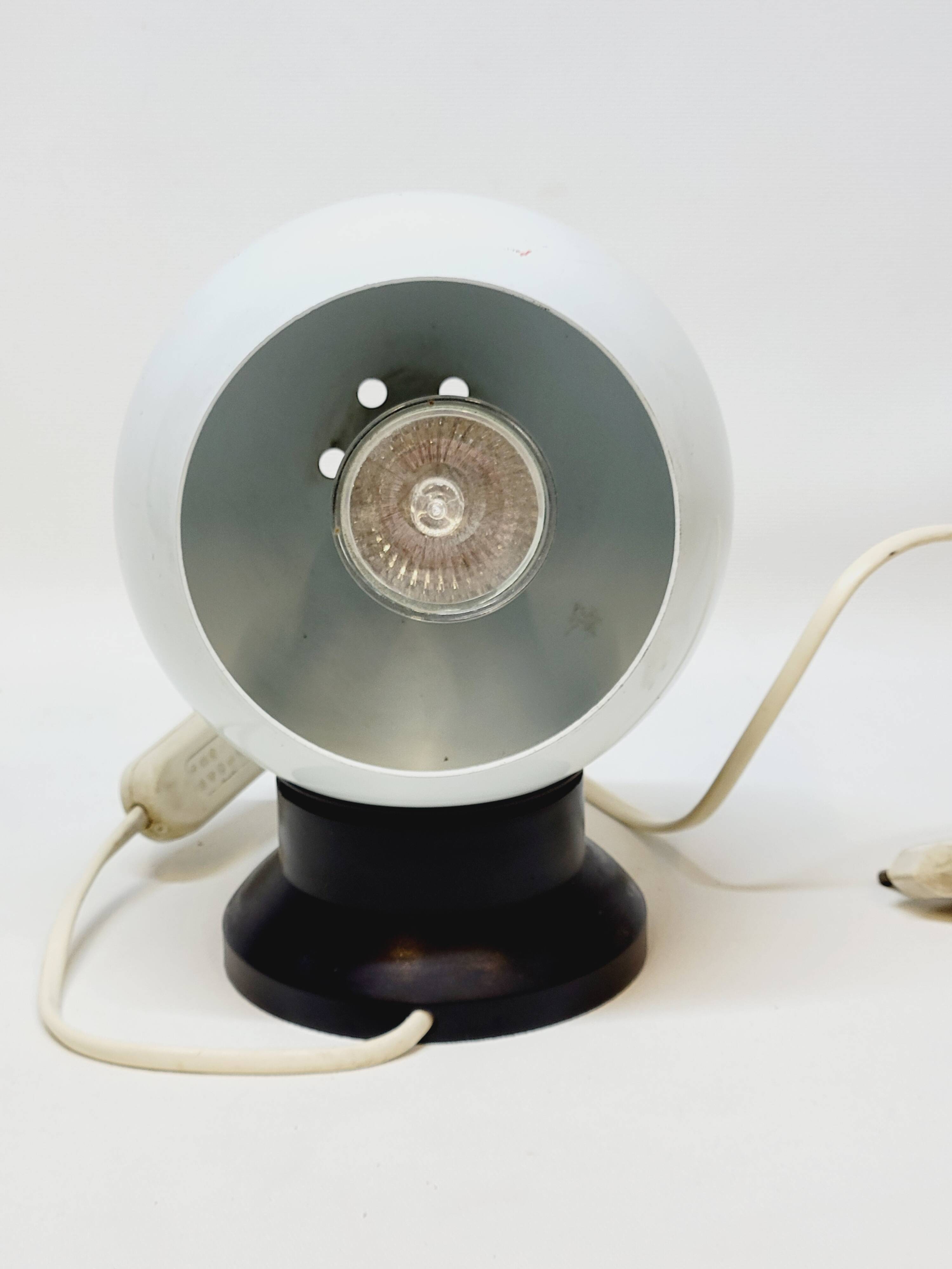 Magnetic Ball Lamp Horn Belysning White Eyeball Vintage Scandinavian Dane