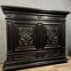"Boulle" sideboard in blackened wood, Napoleon III period, circa 1850