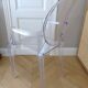 Fauteuil Kartell " Louis Ghost " Cristal design Philippe Starck