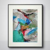 Original abstract painting Nicolas de Stael