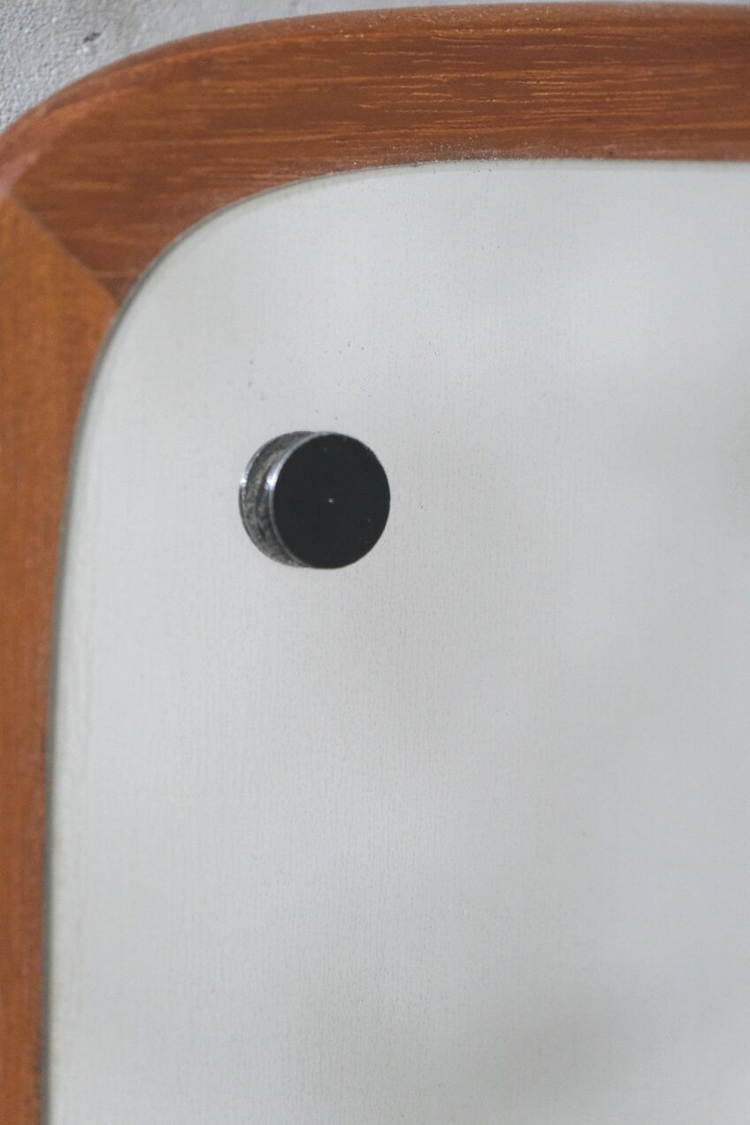 Danish teak mirror, 1960s