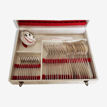 Frionnet, Francois - Silver Plated Art Deco Cutlery Canteen - 36-piece/12-pax. - France, 1950's