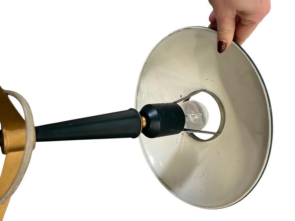 Vintage tripod desk lamp Bijou Louis Kalff