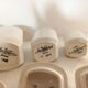 Series of 6 Sarreguemines spice jars