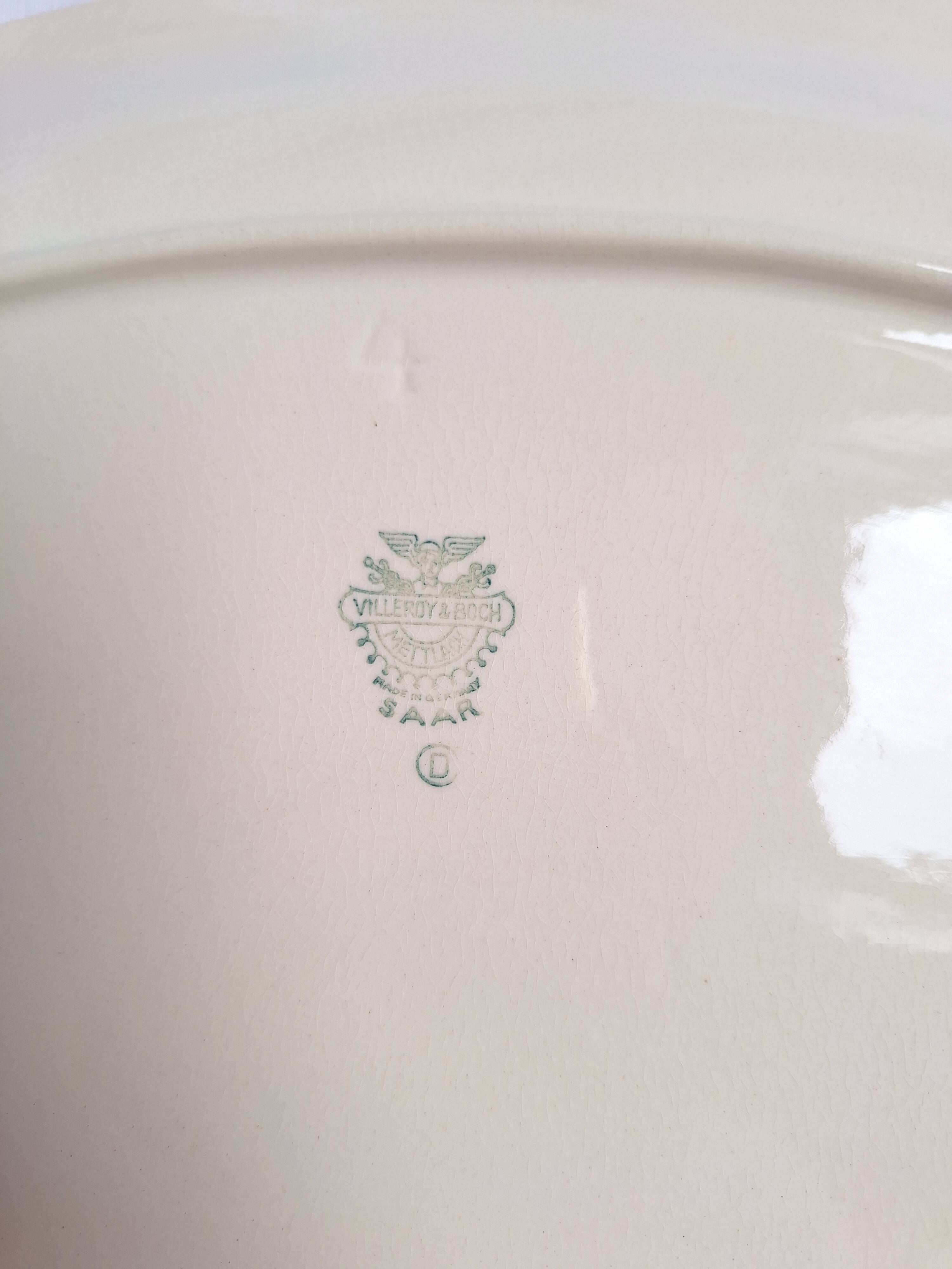 Oval plate Villeroy & Boch yellow