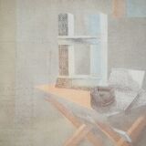 Carlo GUARIENTI: Interior Scene, Signed Heliogravure